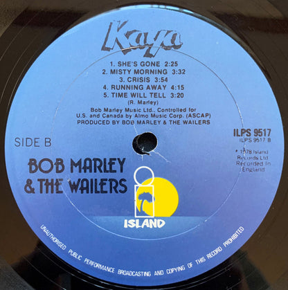 Bob Marley & The Wailers : Kaya (LP, Album, Gol)