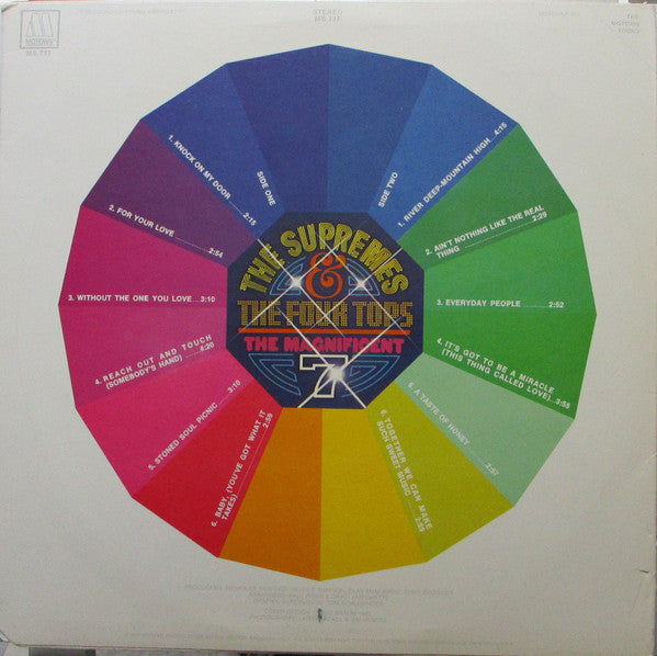 The Supremes & Four Tops : The Magnificent 7 (LP, Album, Gat)