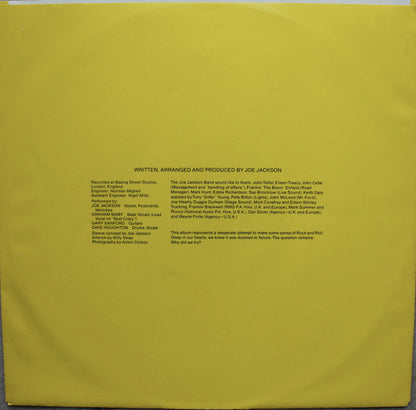 Joe Jackson Band : Beat Crazy (LP, Album, RE, San)