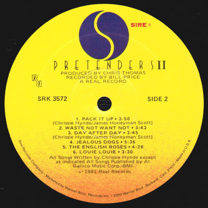Pretenders* : Pretenders II (LP, Album, Spe)