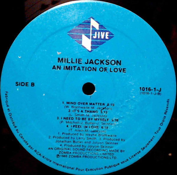 Millie Jackson : An Imitation Of Love (LP, Album)