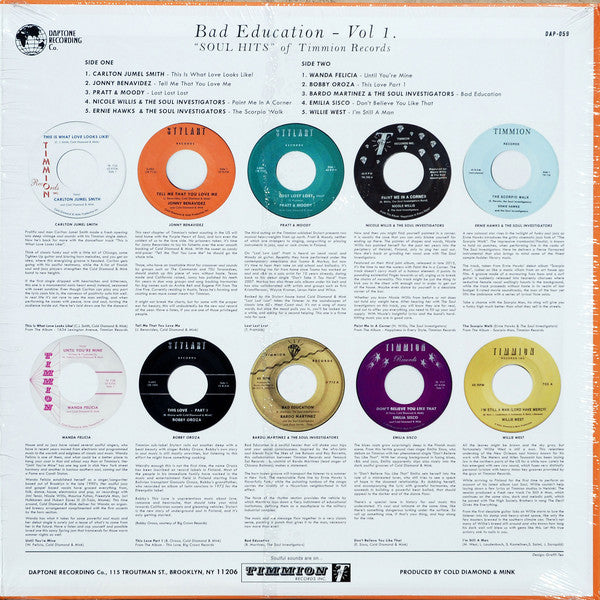 Various : Bad Education Vol. 1 (LP, Comp, Ltd, Arc)