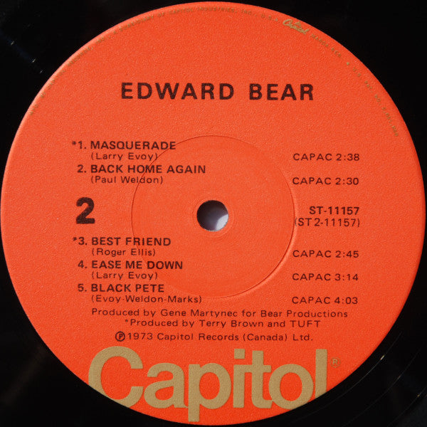 Edward Bear : Edward Bear (LP, Album, Jac)