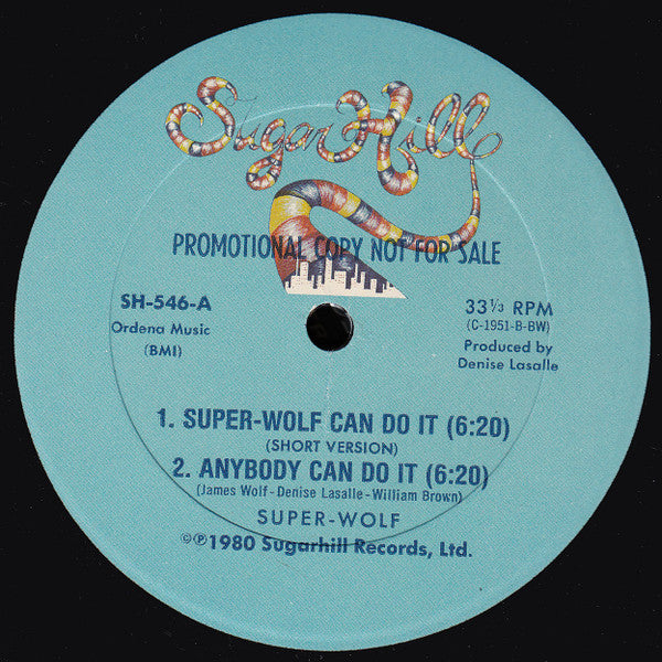 Super-Wolf : Super-Wolf Can Do It (12", Promo)
