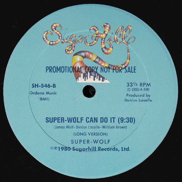 Super-Wolf : Super-Wolf Can Do It (12", Promo)