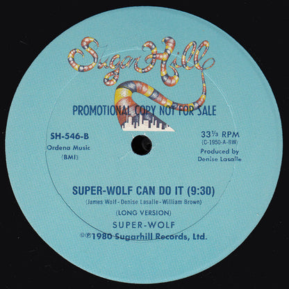 Super-Wolf : Super-Wolf Can Do It (12", Promo)