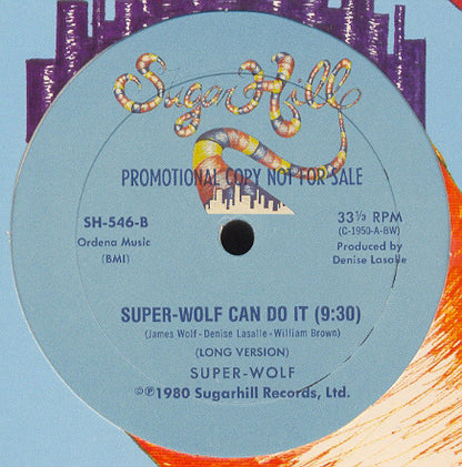 Super-Wolf : Super-Wolf Can Do It (12", Promo)