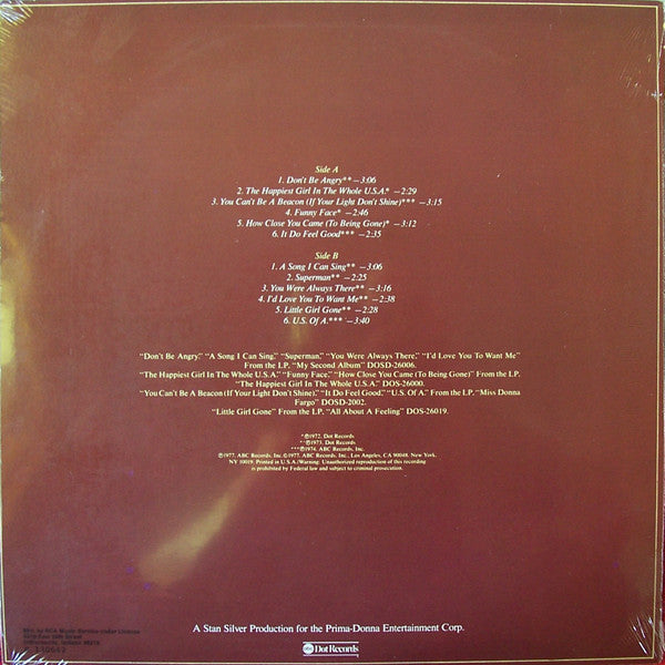 Donna Fargo : The Best Of Donna Fargo (LP, Comp, Club, RCA)