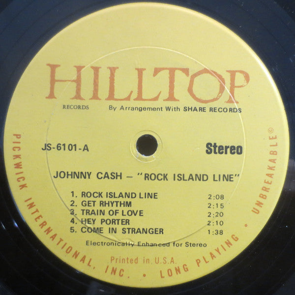 Johnny Cash : Rock Island Line (LP, Comp)