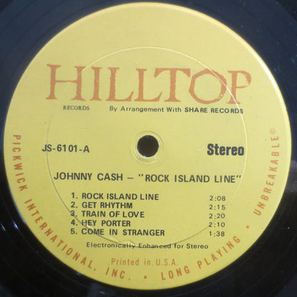 Johnny Cash : Rock Island Line (LP, Comp)