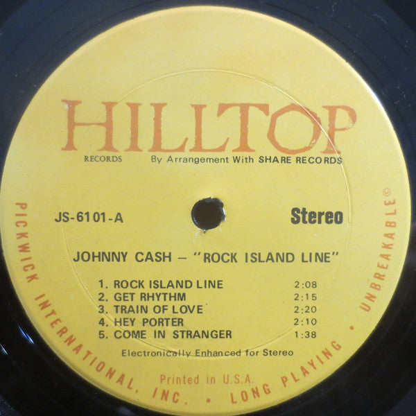 Johnny Cash : Rock Island Line (LP, Comp)