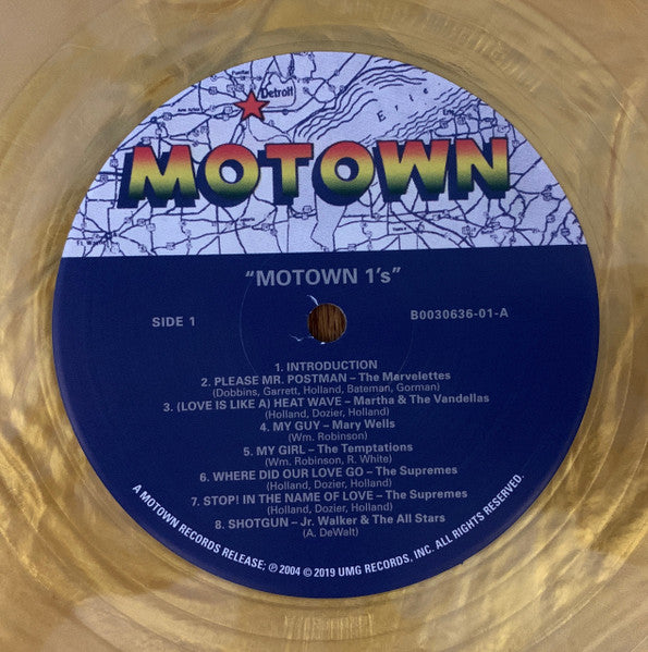 Various : Motown 1*s (2xLP, Comp, Ltd, RE, Gol)