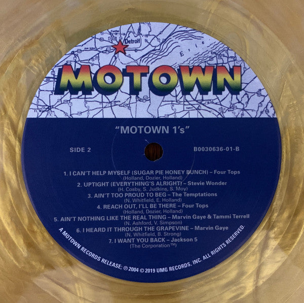 Various : Motown 1*s (2xLP, Comp, Ltd, RE, Gol)