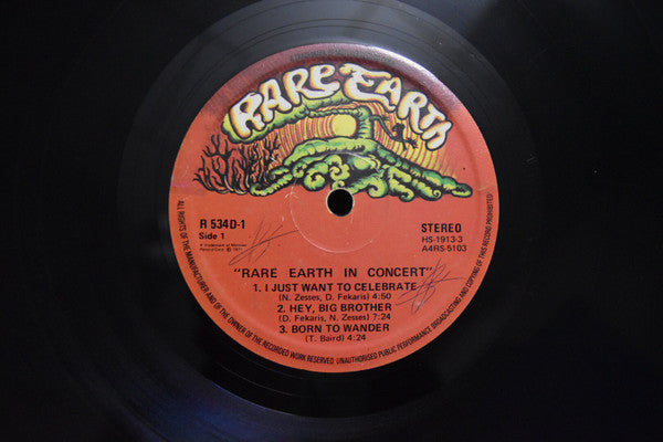 Rare Earth : Rare Earth In Concert (2xLP, Album)