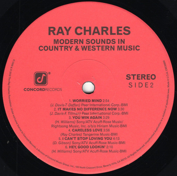 Ray Charles : Modern Sounds In Country And Western Music, Volumes 1 & 2 (LP, Album, RE + LP, Album, RE + Comp, RE, RM)