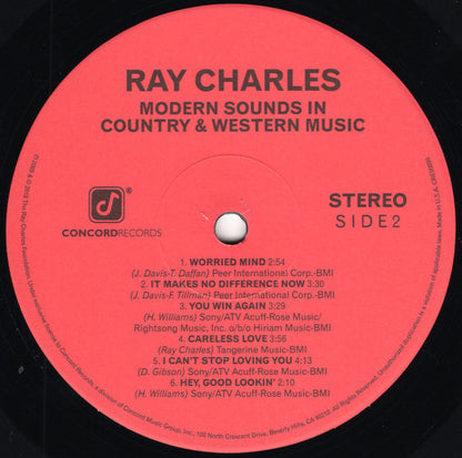 Ray Charles : Modern Sounds In Country And Western Music, Volumes 1 & 2 (LP, Album, RE + LP, Album, RE + Comp, RE, RM)