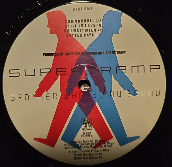 Supertramp : Brother Where You Bound (LP, Album, Tra)