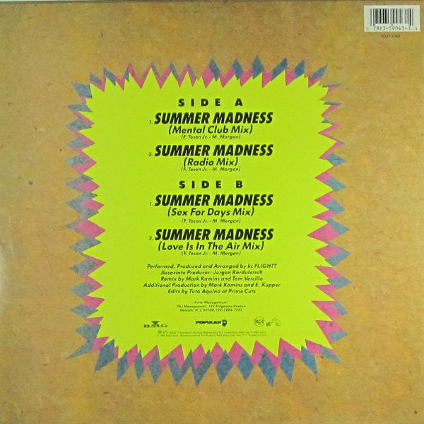 KC Flightt : Summer Madness (12")