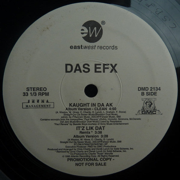 Das EFX : Kaught In Da Ak (12", Promo)