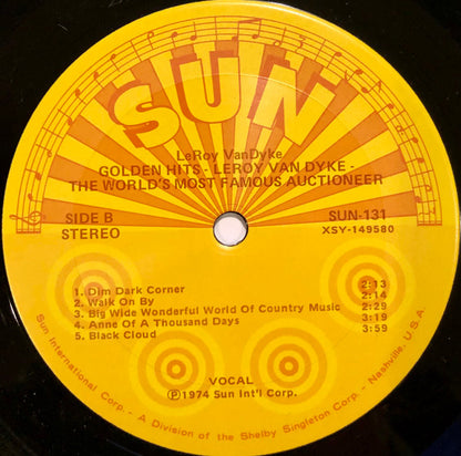 Leroy Van Dyke : Golden Hits: The World's Most Famous Auctioneer (LP, Comp)
