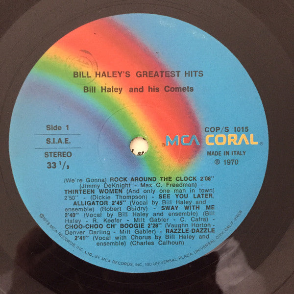 Bill Haley And His Comets : Bill Haley's Greatest Hits! (LP, Comp)