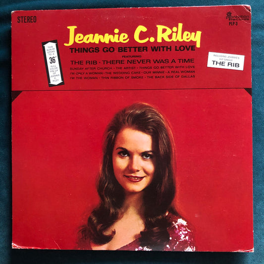 Jeannie C. Riley : Things Go Better With Love (LP, Album, Ter)