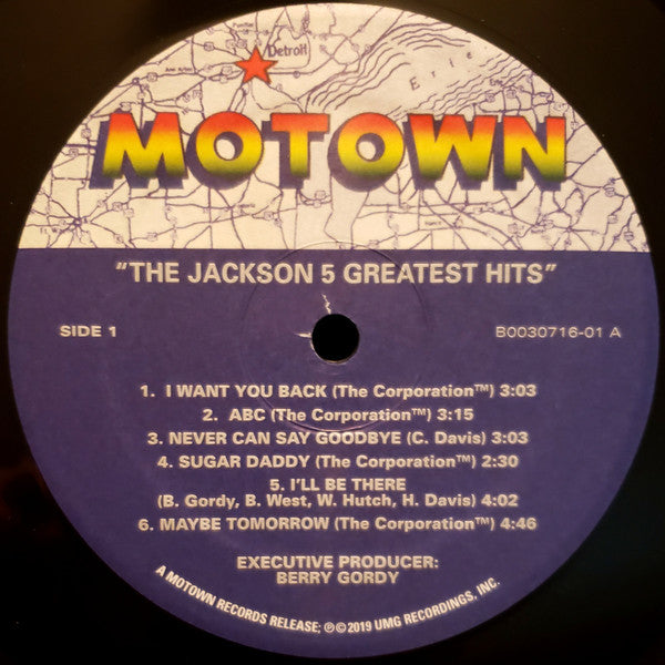 The Jackson 5 : Greatest Hits  (LP, Comp, RE, RM)