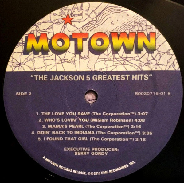 The Jackson 5 : Greatest Hits  (LP, Comp, RE, RM)