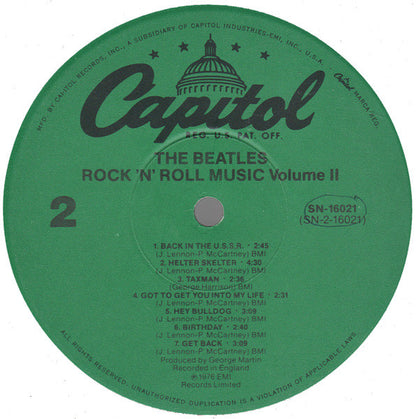 The Beatles : Rock 'n' Roll Music, Volume 2 (LP, Comp, Jac)