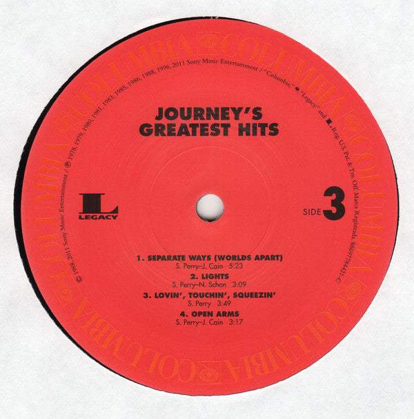 Journey : Greatest Hits (2xLP, Comp, RE, RM, RP, 180)