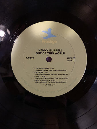 Kenny Burrell : Out Of This World (LP, Album, RE)