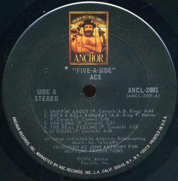 Ace (7) : Five-A-Side (LP, Album,  Sa)
