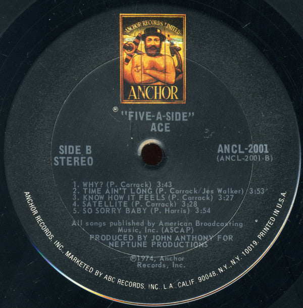 Ace (7) : Five-A-Side (LP, Album,  Sa)