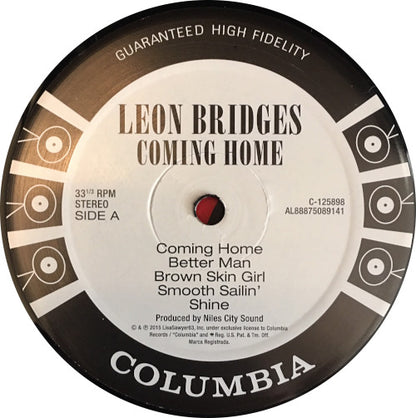 Leon Bridges : Coming Home (LP, Album, Uni)