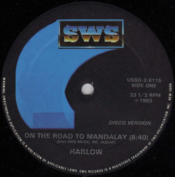 Harlow (2) : On The Road To Mandalay (12", S/Sided)
