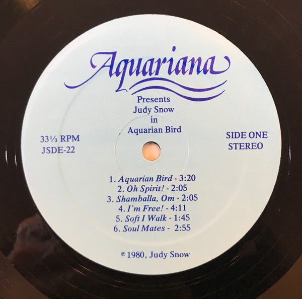 Judy Snow : Aquarian Bird (LP, Album)