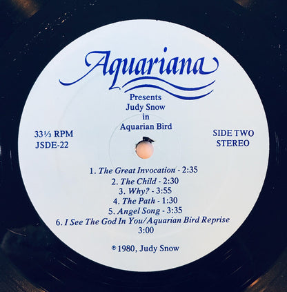 Judy Snow : Aquarian Bird (LP, Album)