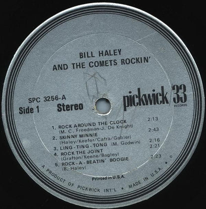 Bill Haley And His Comets : Rockin' (LP, Comp, Sil)