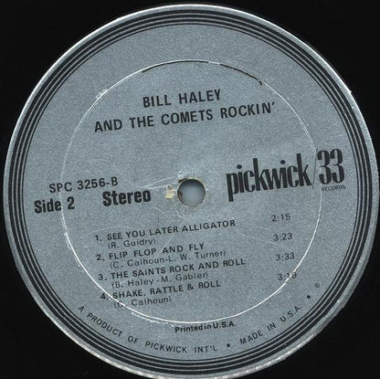 Bill Haley And His Comets : Rockin' (LP, Comp, Sil)