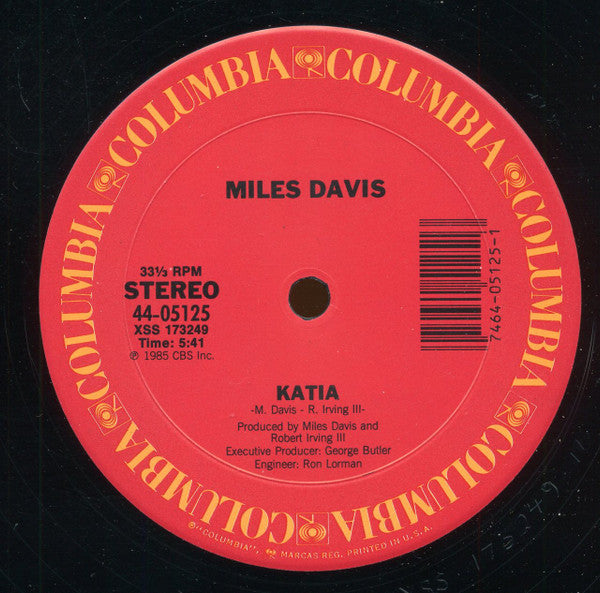 Miles Davis : Time After Time (12")