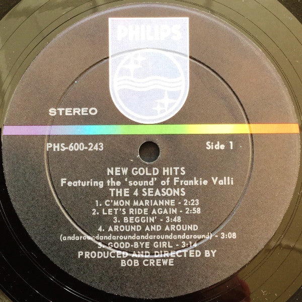 The Four Seasons : New Gold Hits (LP, Album, Mer)