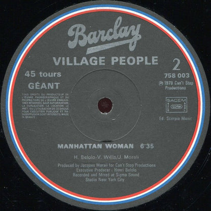 Village People : In The Navy (12", Maxi, Ltd)