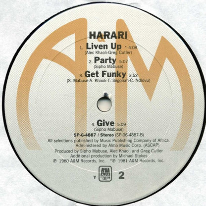 Harari : Harari (LP, Album)