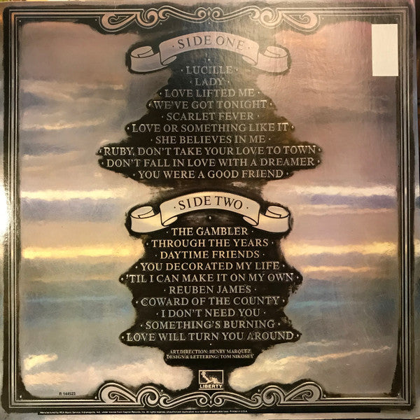 Kenny Rogers : Twenty Greatest Hits (LP, Comp, Club, RCA)