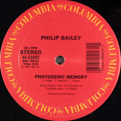 Philip Bailey : Photogenic Memory (12")