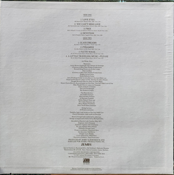 Art Webb : Love Eyes (LP, Album, PR )