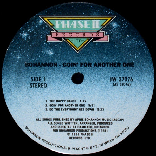 Hamilton Bohannon : Goin' For Another One (LP, Album)