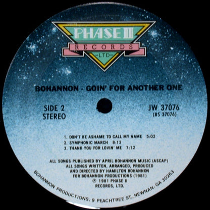Hamilton Bohannon : Goin' For Another One (LP, Album)