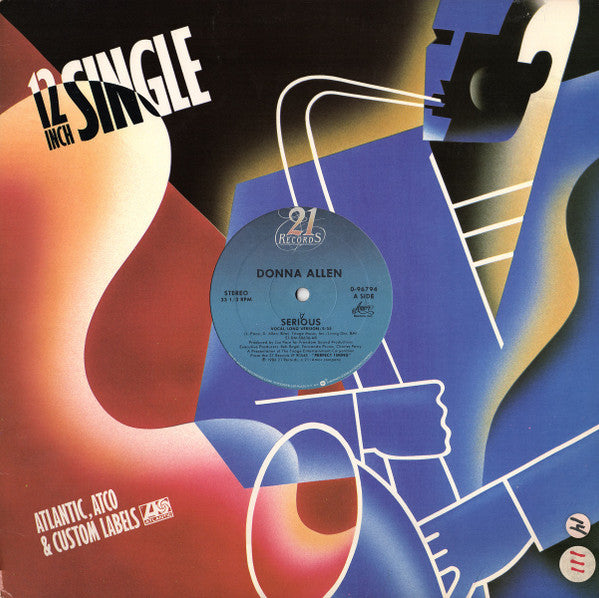 Donna Allen : Serious (12", Single, AR)