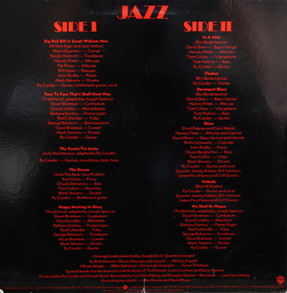 Ry Cooder : Jazz (LP, Album)